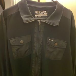Vintage Marc Ecko Cut & Sew NYC Zip-up Sweater Jacket